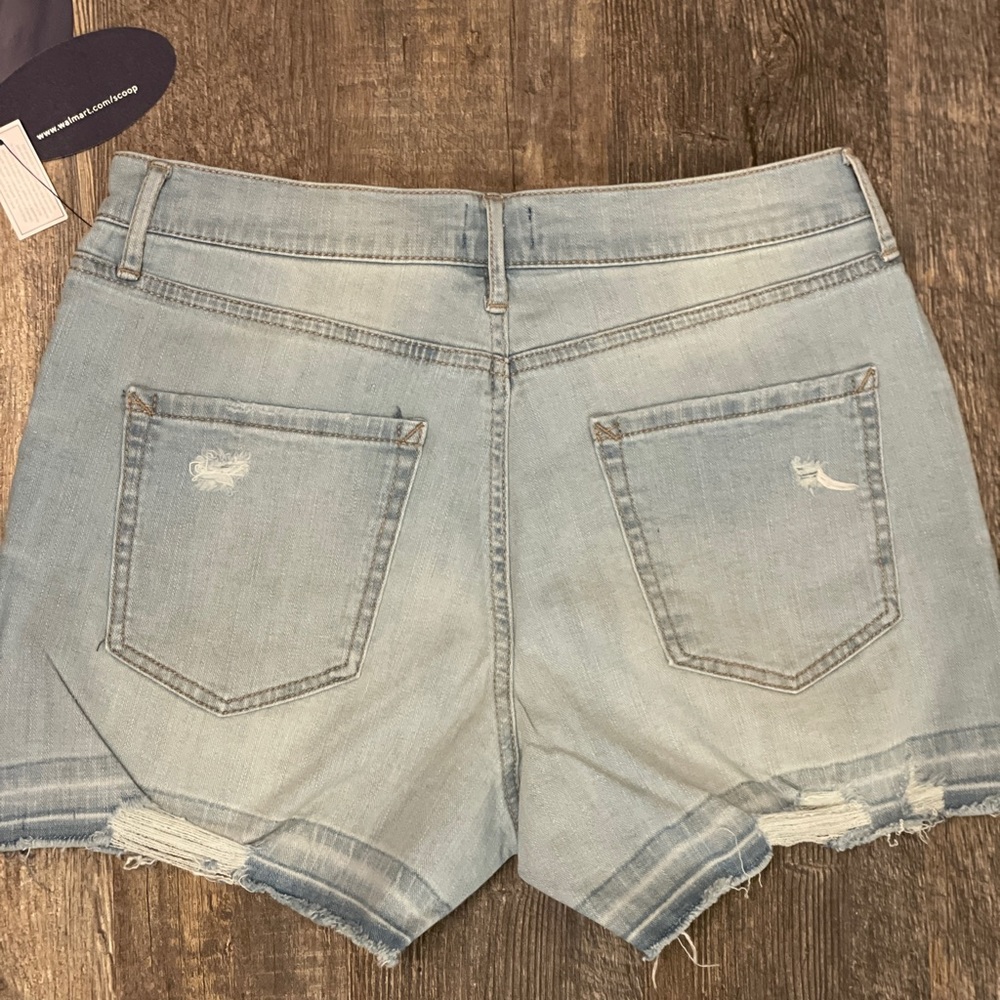 Scoop Retro Distressed High Rise Boy Short, NWT, 3.5” inseam, size 6 - Picture 6 of 10